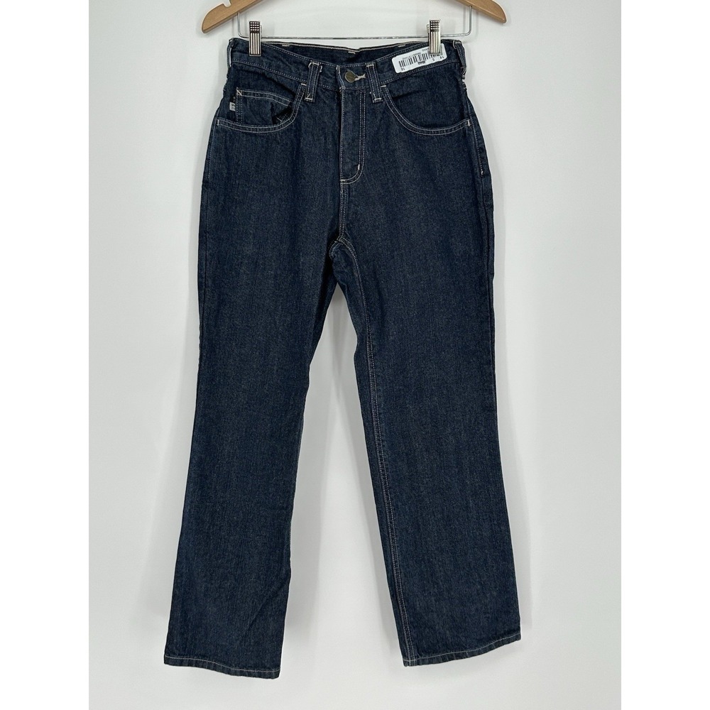 Carhartt 280-83‎ FR Work Jeans Men's 28x28 Blue Denim Cat 2 Flame Resistant B1